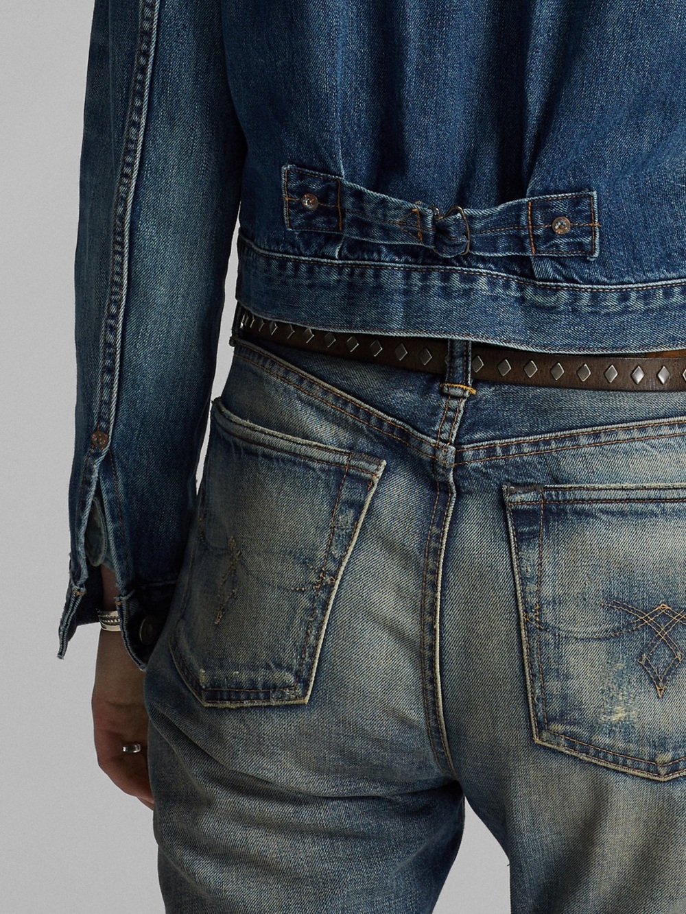Ralph Lauren RRL | NWOT Cropped Blue Denim Jacket - Picture 13 of 13